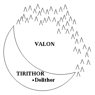 Map of Tirithor and Valon